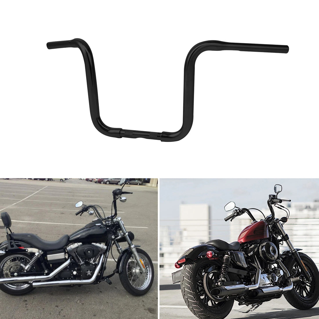 11" Rise Ape Hanger Handlebars Fit For Harley Softail Dyna Sportster XL