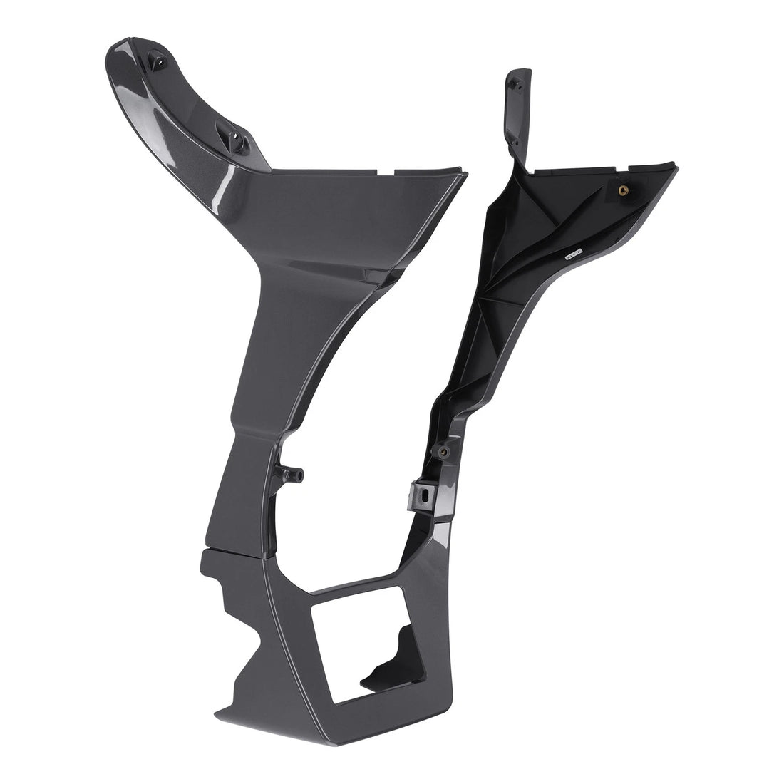 Side Fairing Spoiler Cover Fit For Harley Road Glide 17+ Gauntlet Gray Metallic