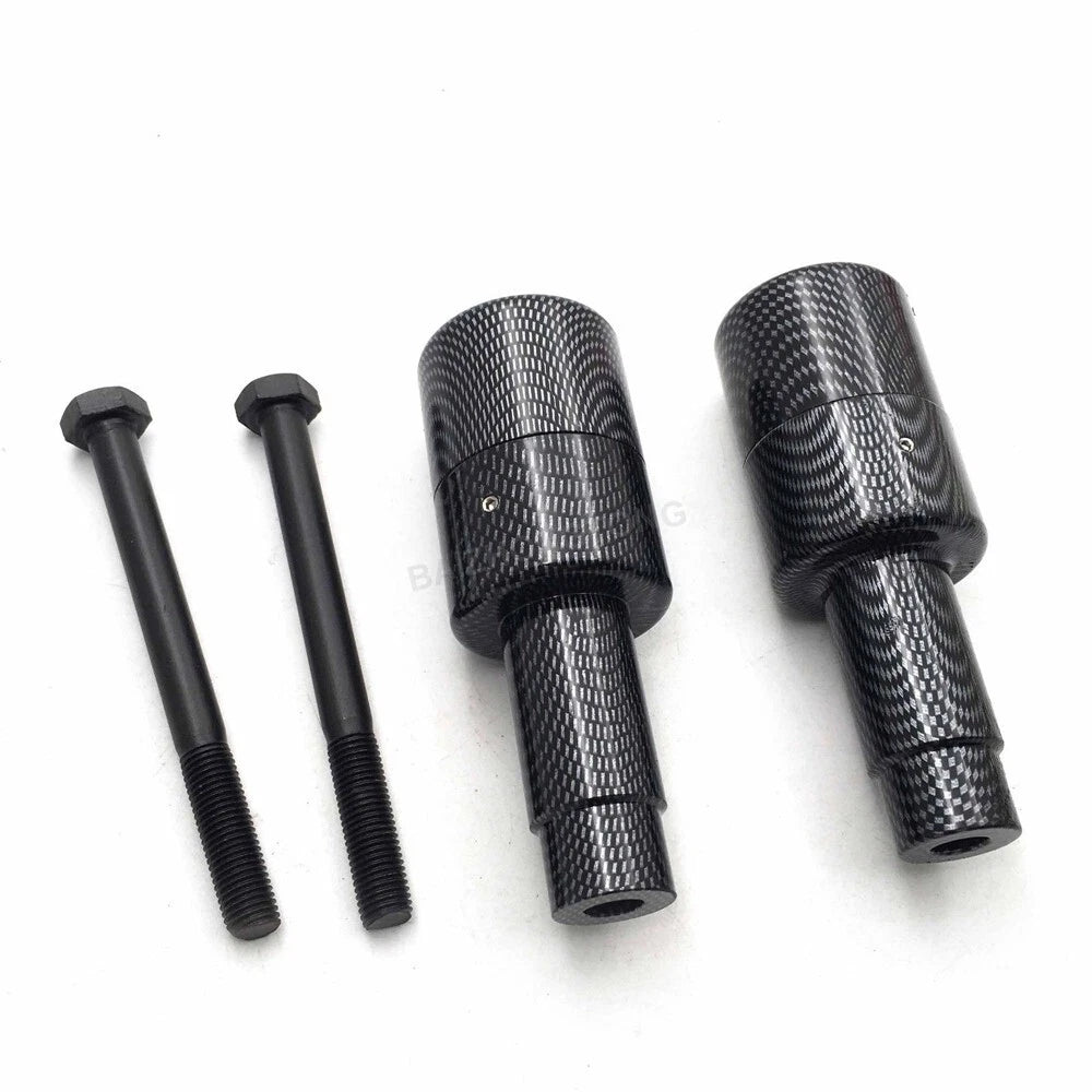 Fit 2008-16 Suzuki Hayabusa/GSX1300R Frame Sliders Crash Protector Carbon Color