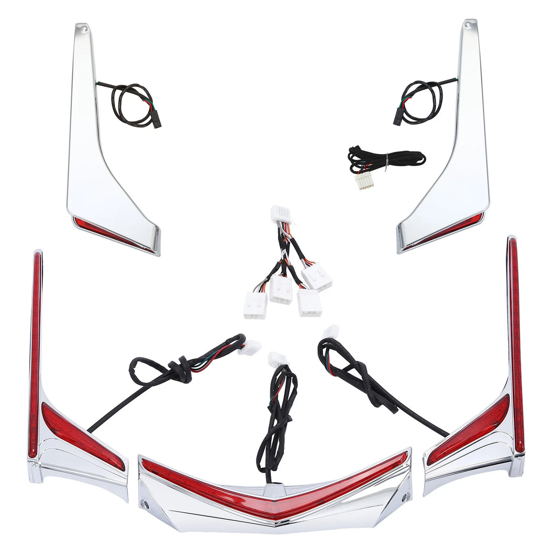 Fender Tip Brake Accent LED Light Strips Fit For Honda Goldwing GL1800 F6B 12-17