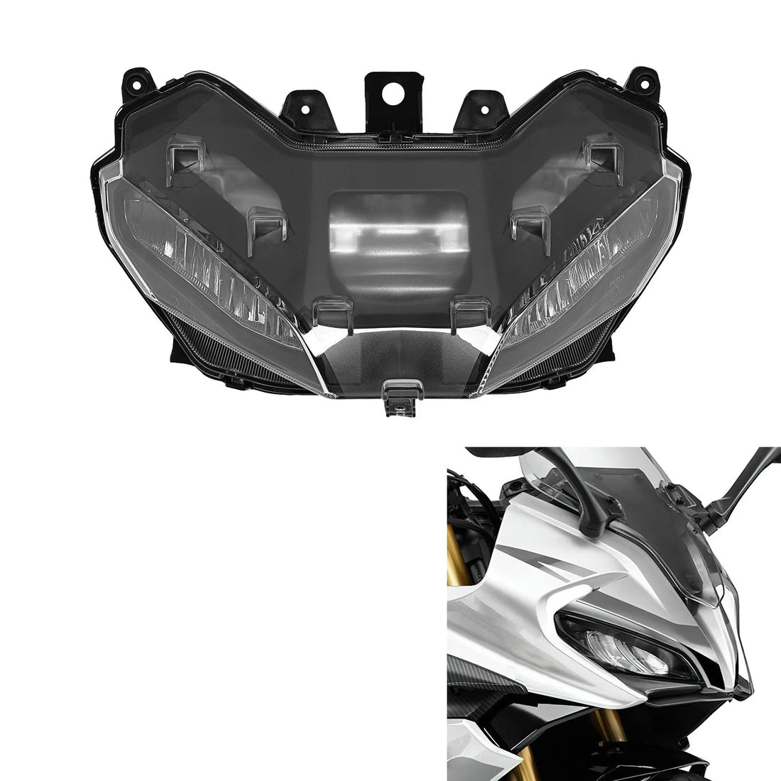 LED Headlight Assembly Fit For CF-Moto 250SR 2020 2021 2022