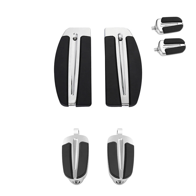 Chrome Rider Footboard Footpegs Shifter Pegs Fit For Harley Touring Slipstream