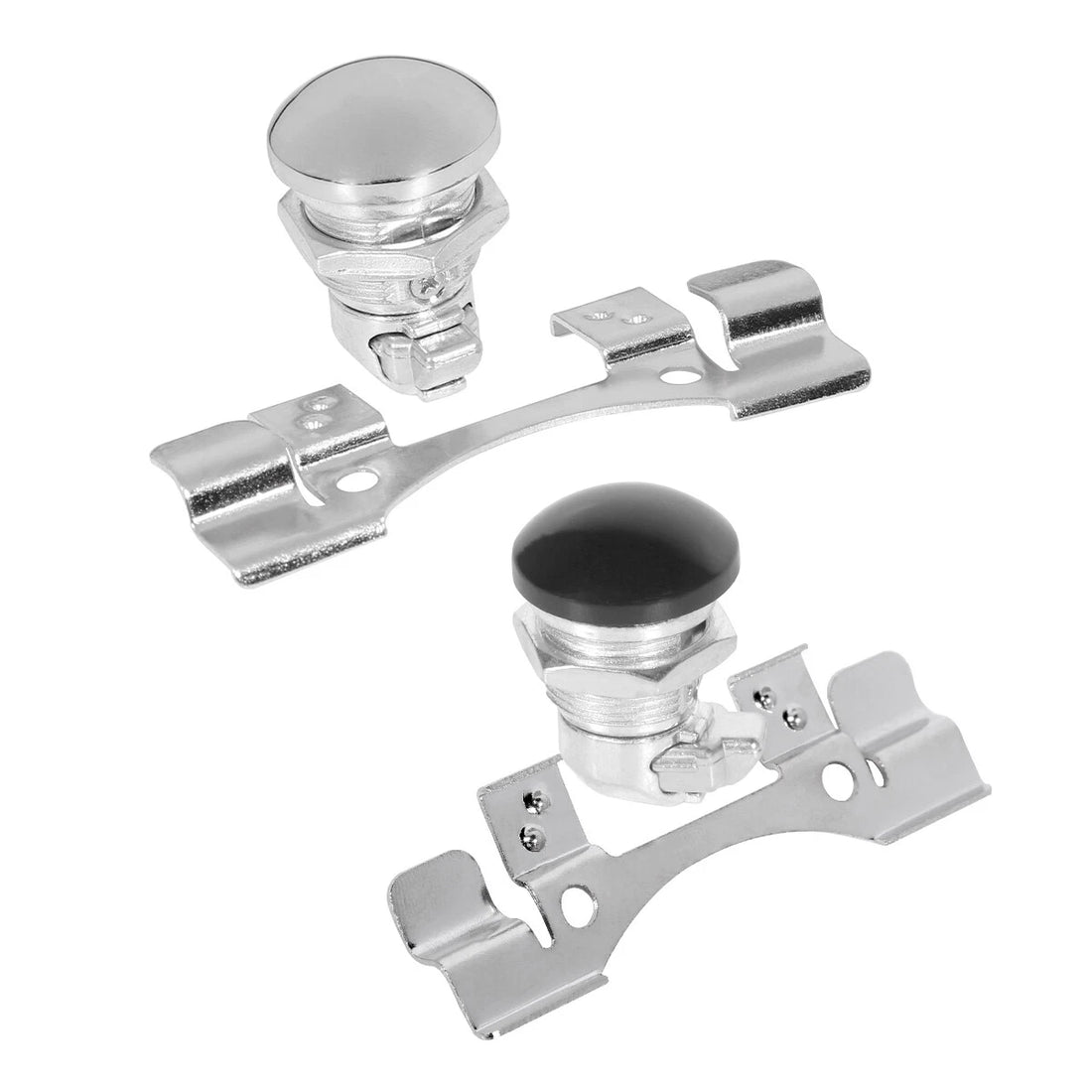 1X Fuel Door Latch Push Button Gas Oil Cap Tank Fit For Harley Touring 1992-UP