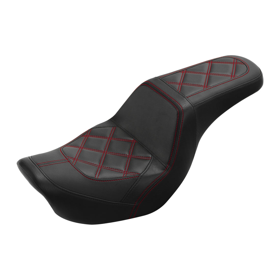 Driver Passenger Two-Up Seat Fit For Harley Street Bob Fxdb Wide Glide 2006-2017