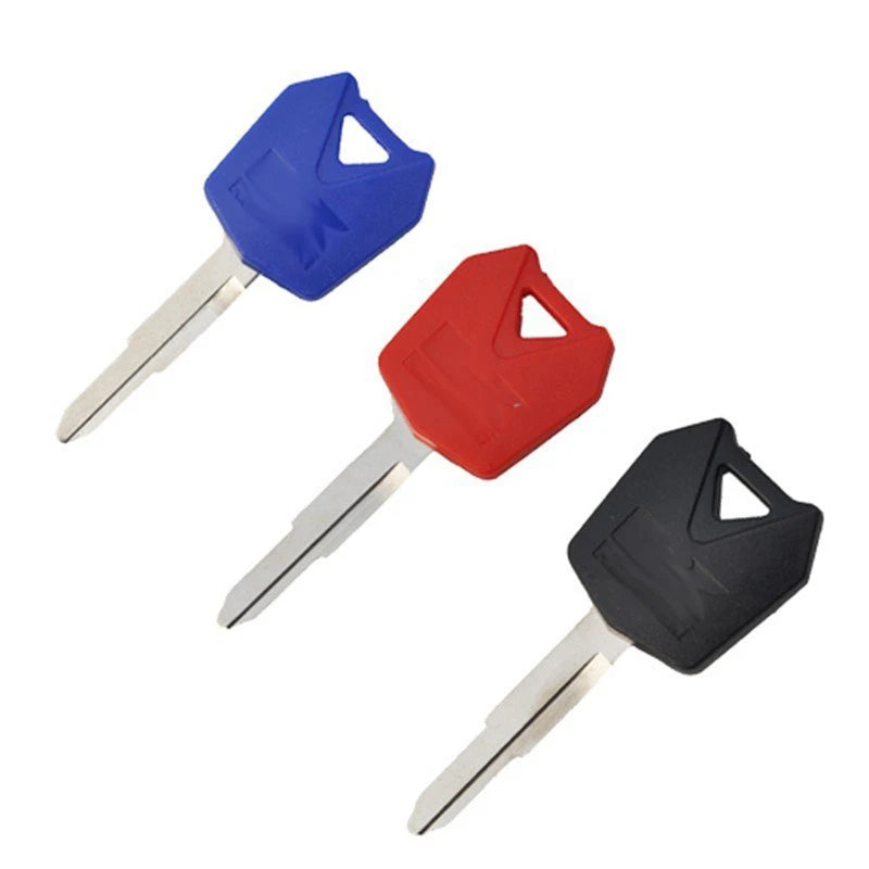 3 pcs Chipless motorcycle blank key For Kawasaki ER-6N ER6N ZX600P ZX636