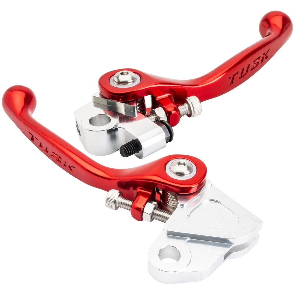 Tusk 2187460053 Axis Folding Lever Set Short Red