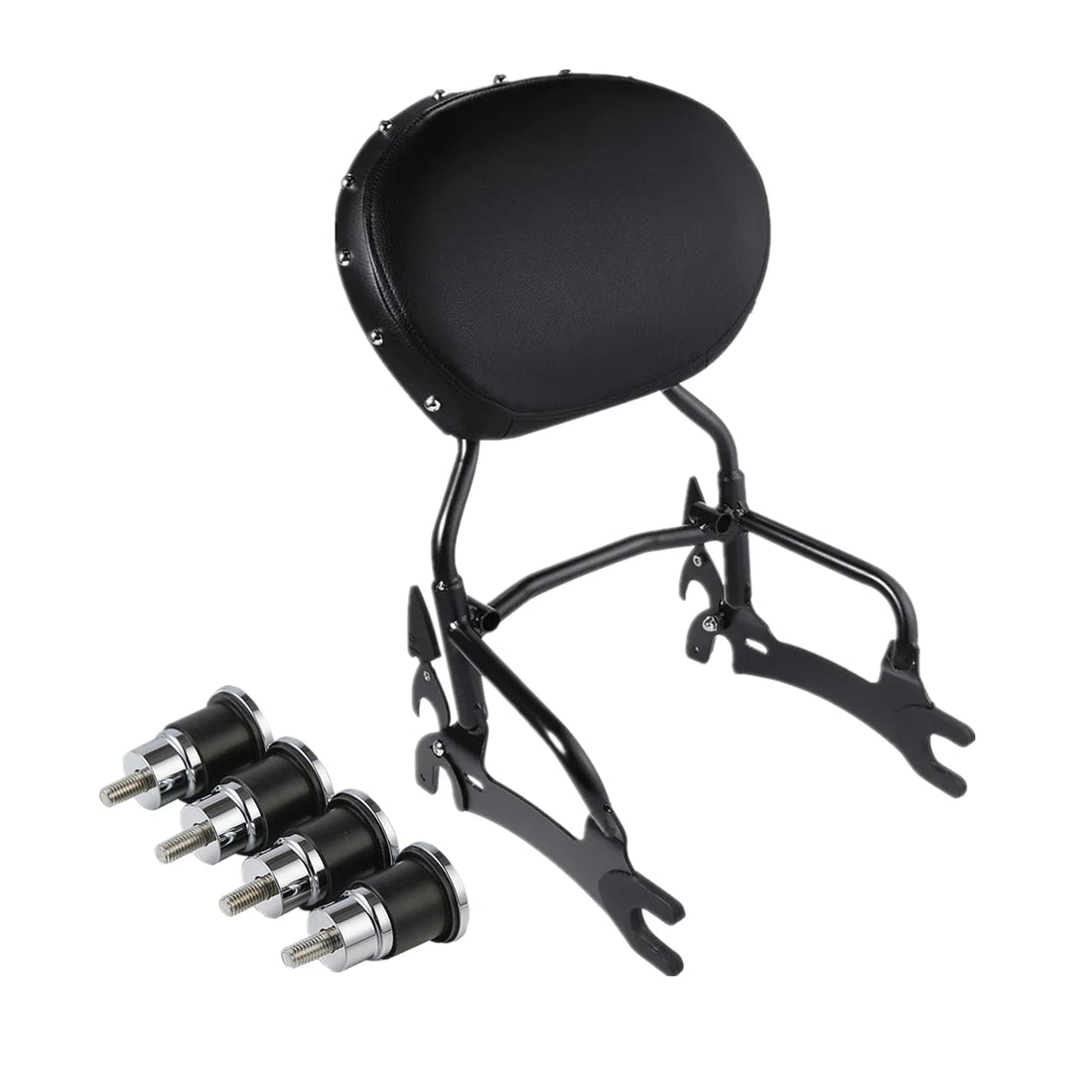12" Backrest Sissy Bar Quick Release Mount Spools Fit For Indian Chieftain 14-24