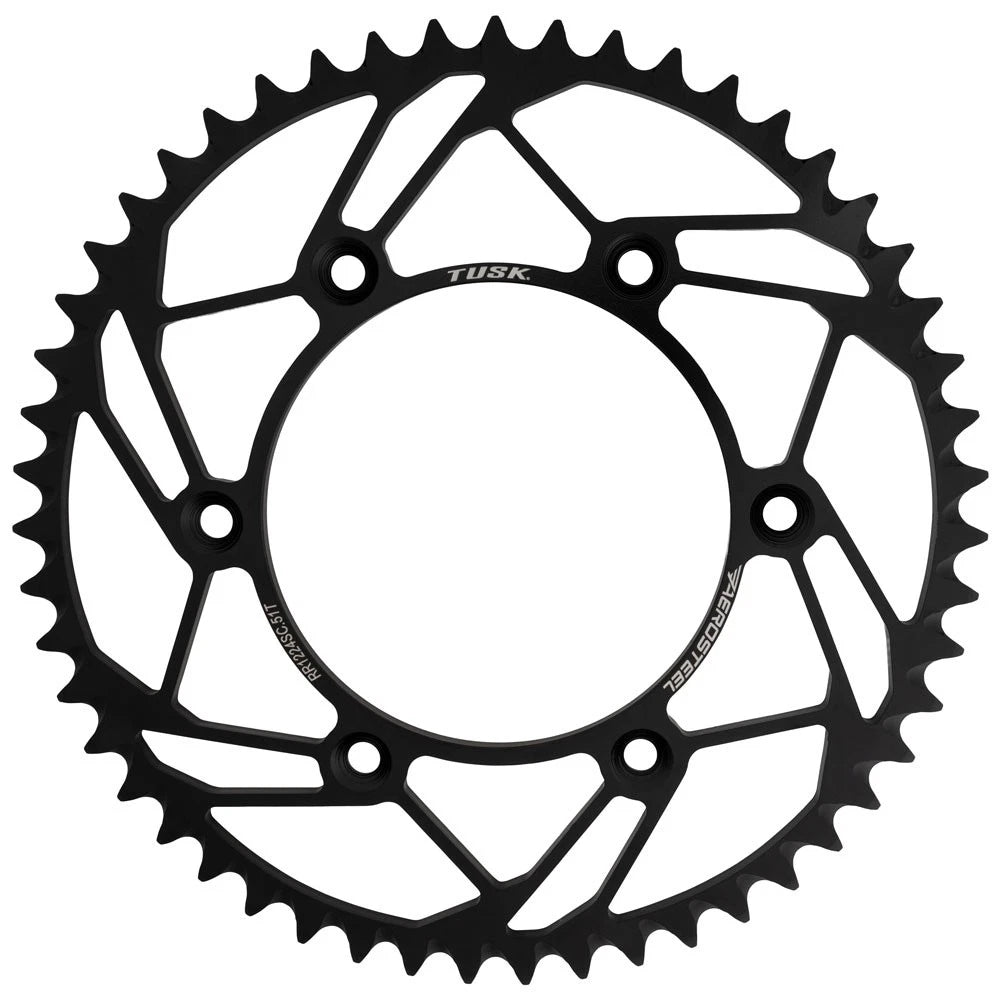 Tusk AeroSteel Rear Sprocket 51 Tooth For Honda CRF230F 2003-2009,2012-2017,2019