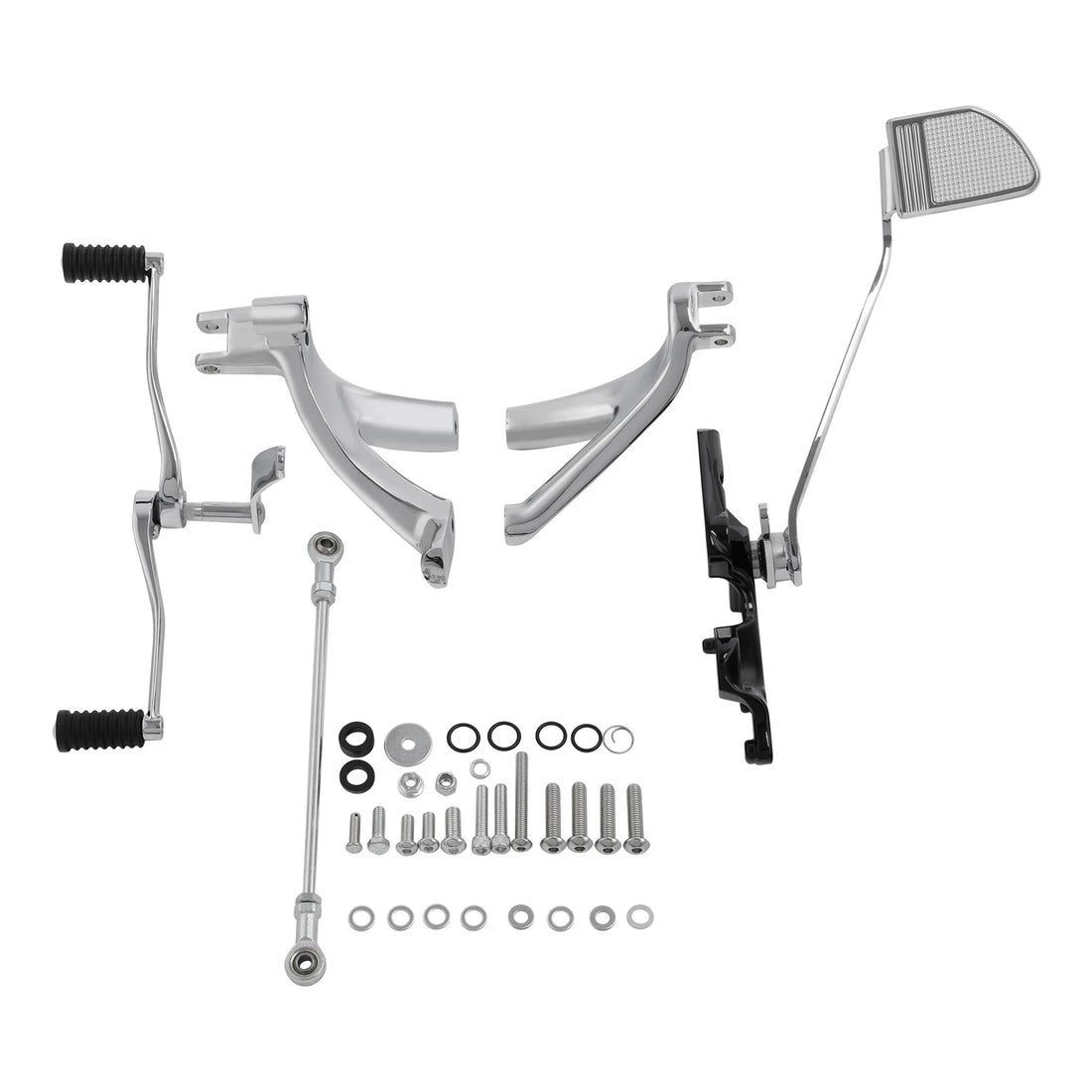 Driver Foot Peg Bracket Brake Lever Pedal Fit For Harley Softail Low Rider 18-24