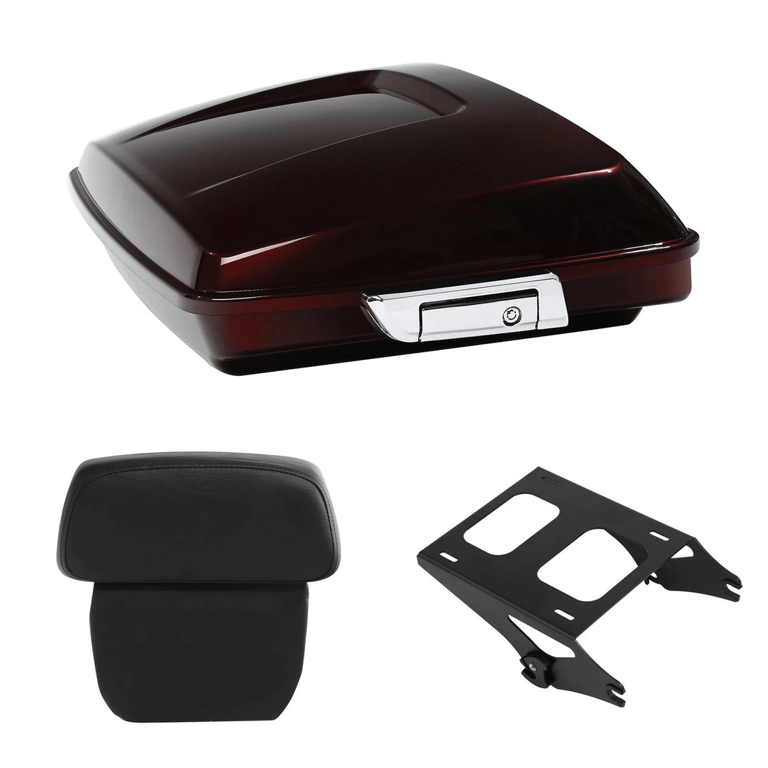 Razor Trunk Backrest Mount Rack Fit For Harley Road Glide 14-2026 Twisted Cherry