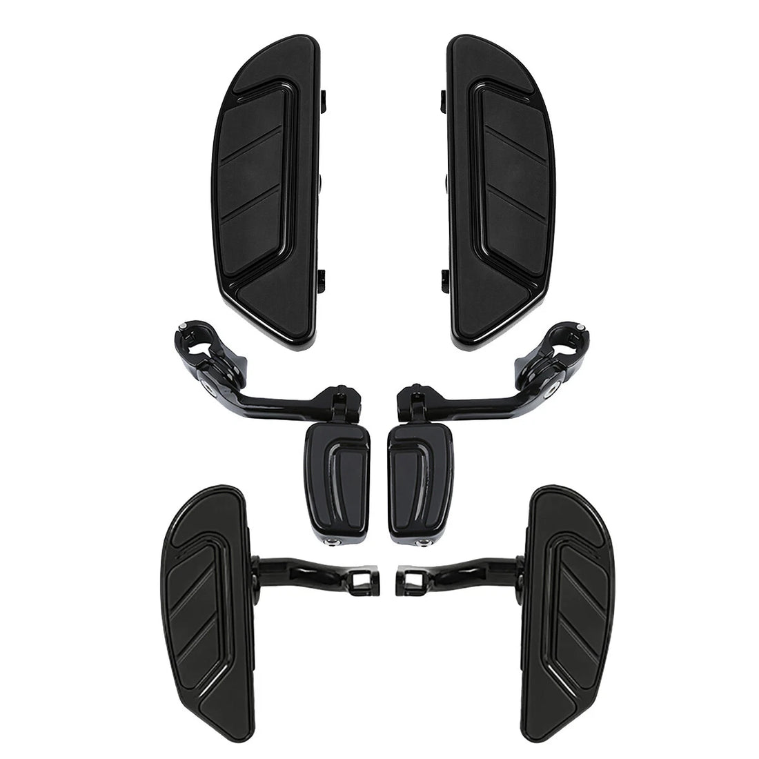 Driver Passenger Floorboard Footpegs Fit For Harley Touring Street Glide 93-25