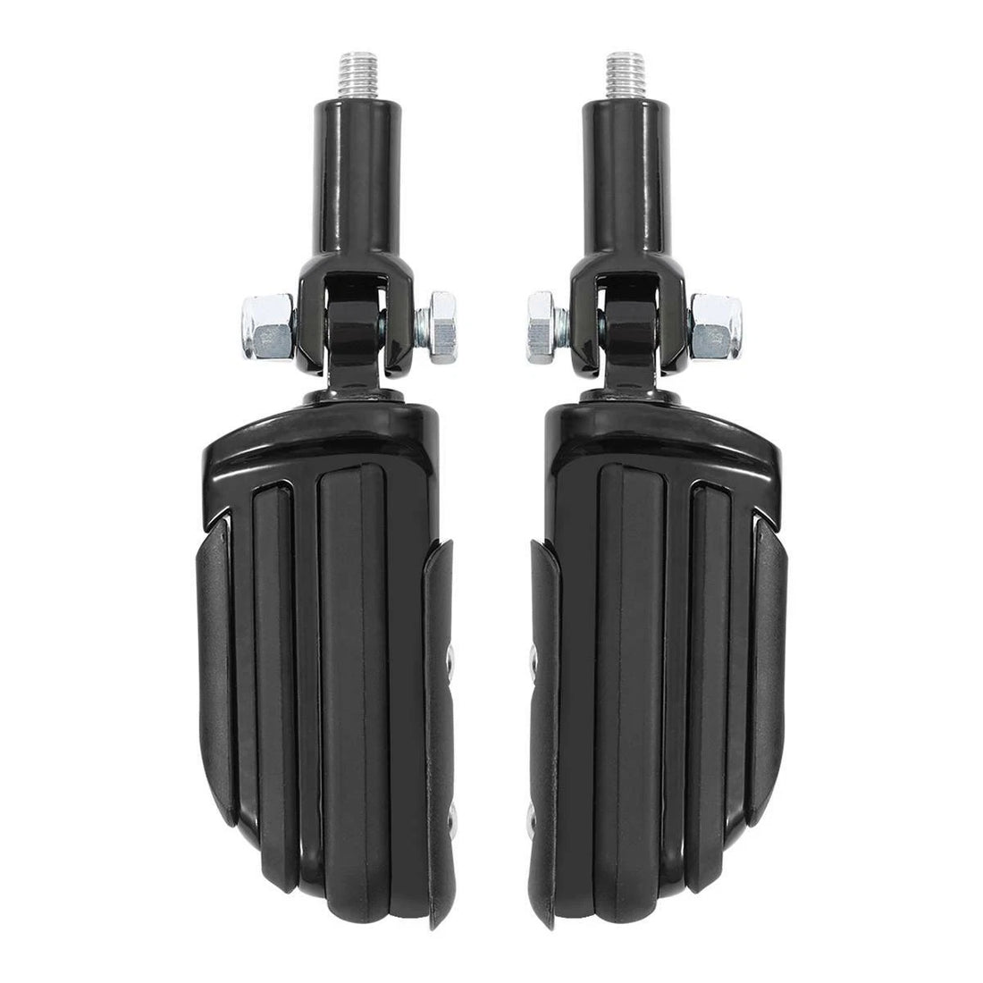 Black Passenger Footpeg Footrest Support Mount Fit For Harley Softail 2000-2006