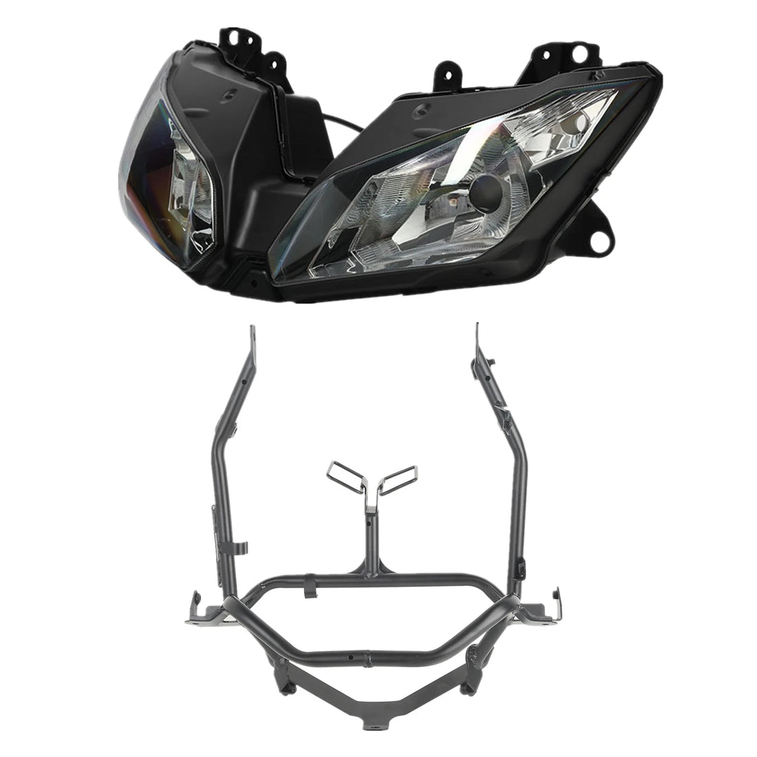 Headlight & Upper Fairing Stay Mount Bracket Fit For Kawasaki Ninja 300 13-17