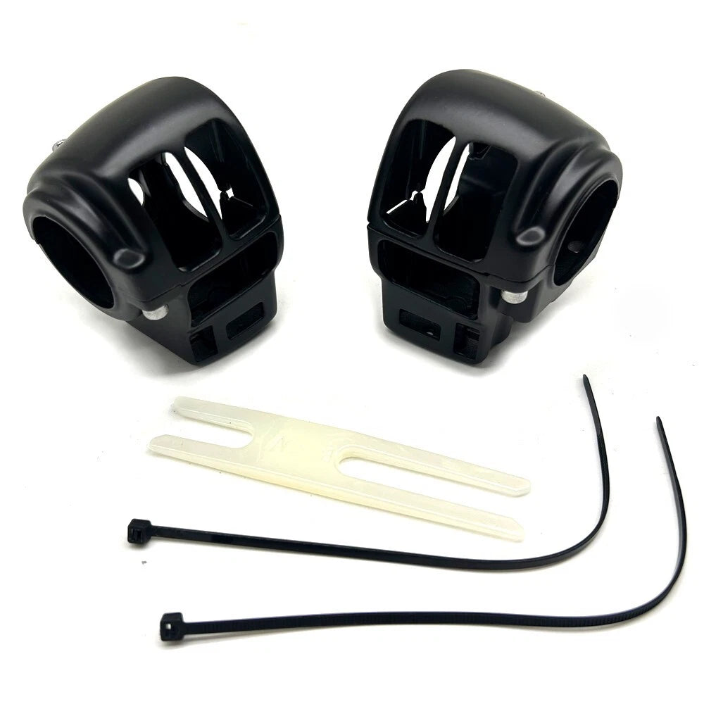 Fit 1996 1997-2012 Harley Electra Tri Glide Road King Switch Housing Cover Black