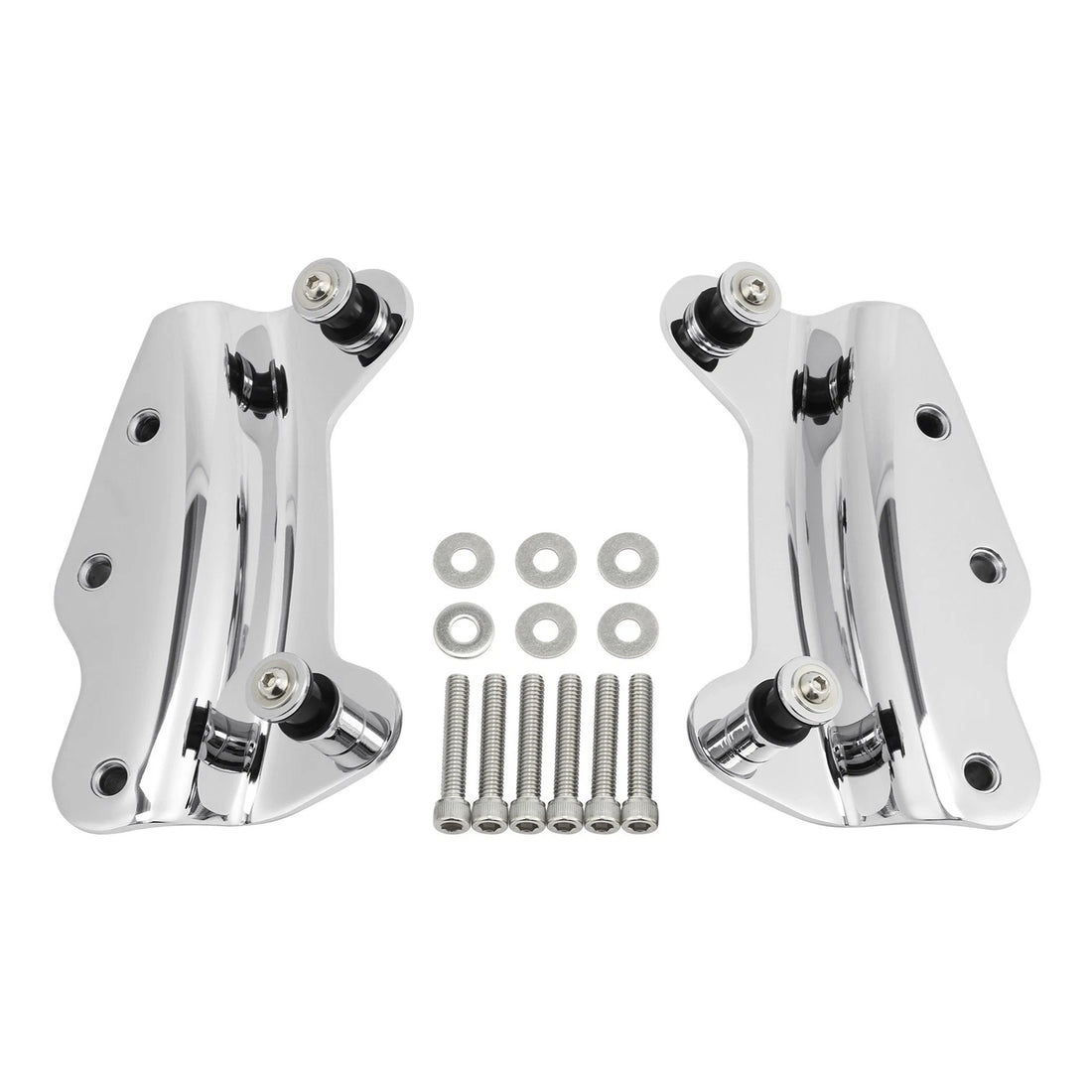 4 Point Docking Hardware Kit Fit For Harley Road Street Glide 2009-2013 Chrome