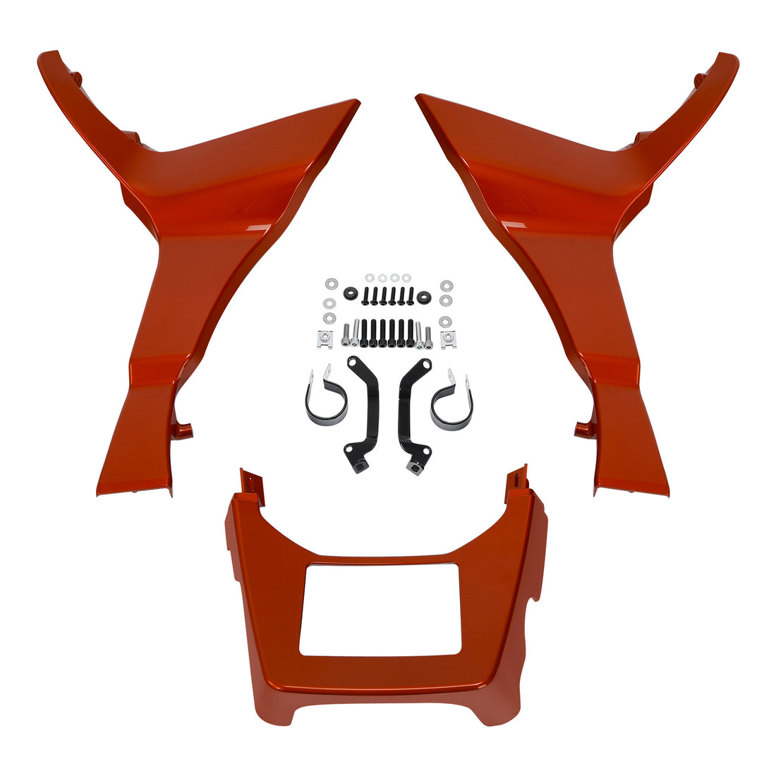 Side Fairings Spoilers Cover For Harley Road Glide Fltrx 17-2023 Scorched Orange