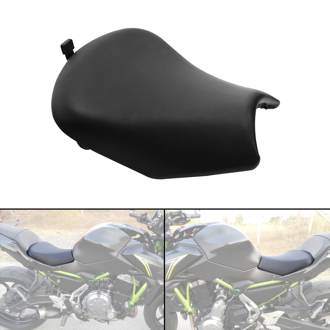 Front Drivers Seat Pad Saddle Fit For Kawasaki Z650 ER650 2017-2025
