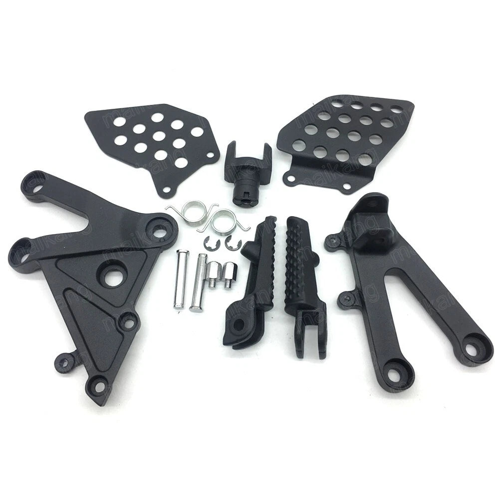 Driver Front Foot Peg Bracket Fit for Honda CBR600RR 2003 2004 2005 2006 Black