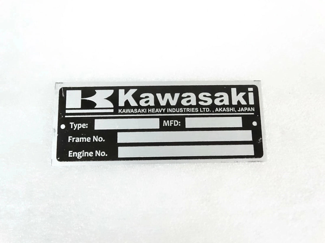For Kawasaki Z1 Z900 Kz900 Z1100 Z1000 Z1300 Z750 Data Plate ID Frame #14B14