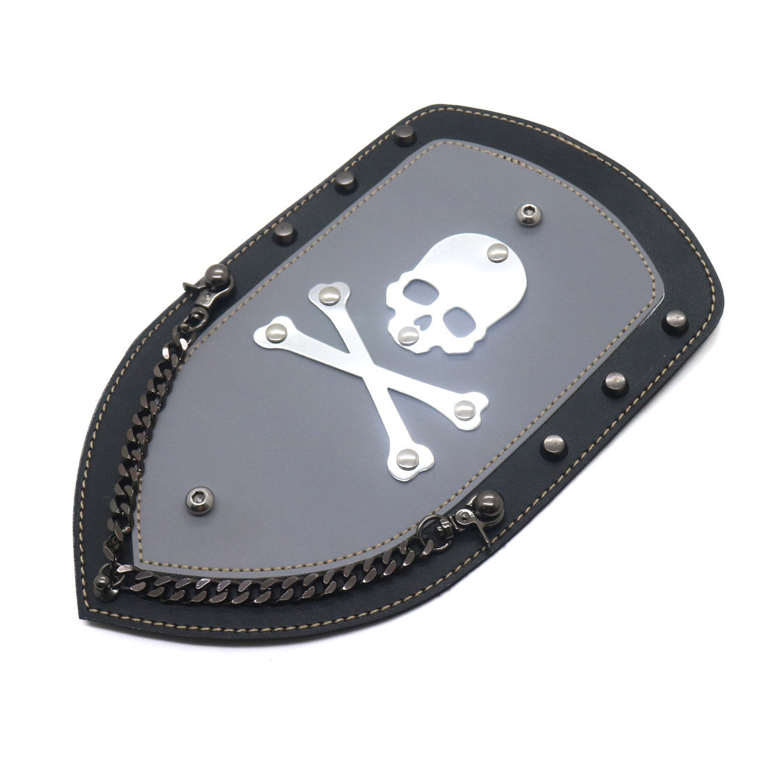 PU Leather Skull Rear Plain Fender Bib Cover For Harley XL883 Solo Seat