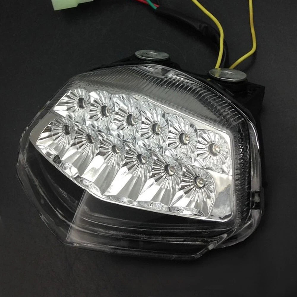 LED Tail Light Clear Integrated Turn Signal For Kawasaki Ninja ZX250R 2008-2012
