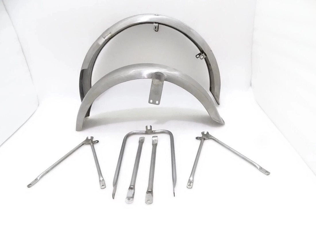 For Matchless G3L Ajs 16M Military Model Front & Rear Mudguard + Stays