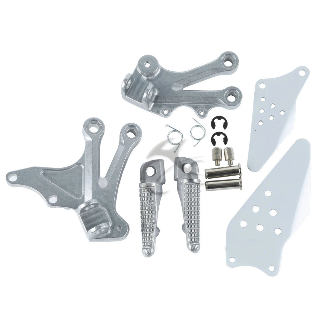 Rider Front Footrest Foot Pegs Bracket Fit For Kawasaki Ninja ZX10R 2004-2005 04