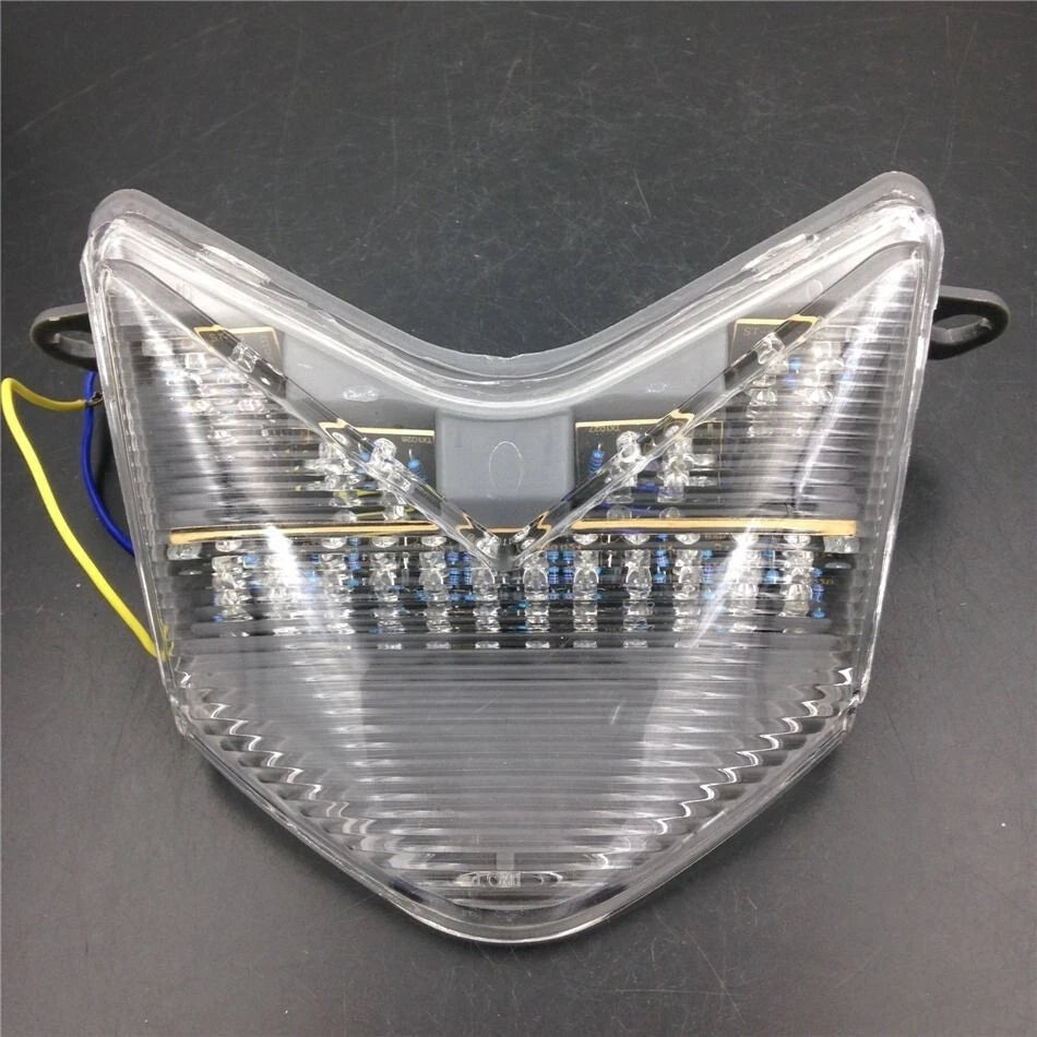 LED Tail Light Clear Turn Signal Fits Kawasaki Ninja ZX6R 2005-06 ZX10R 2006-07