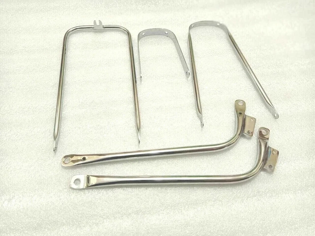 Fit For BSA A10 Road Rocket Chrome Front & Rear Mudguard Stays Kit 1956 Model #B
