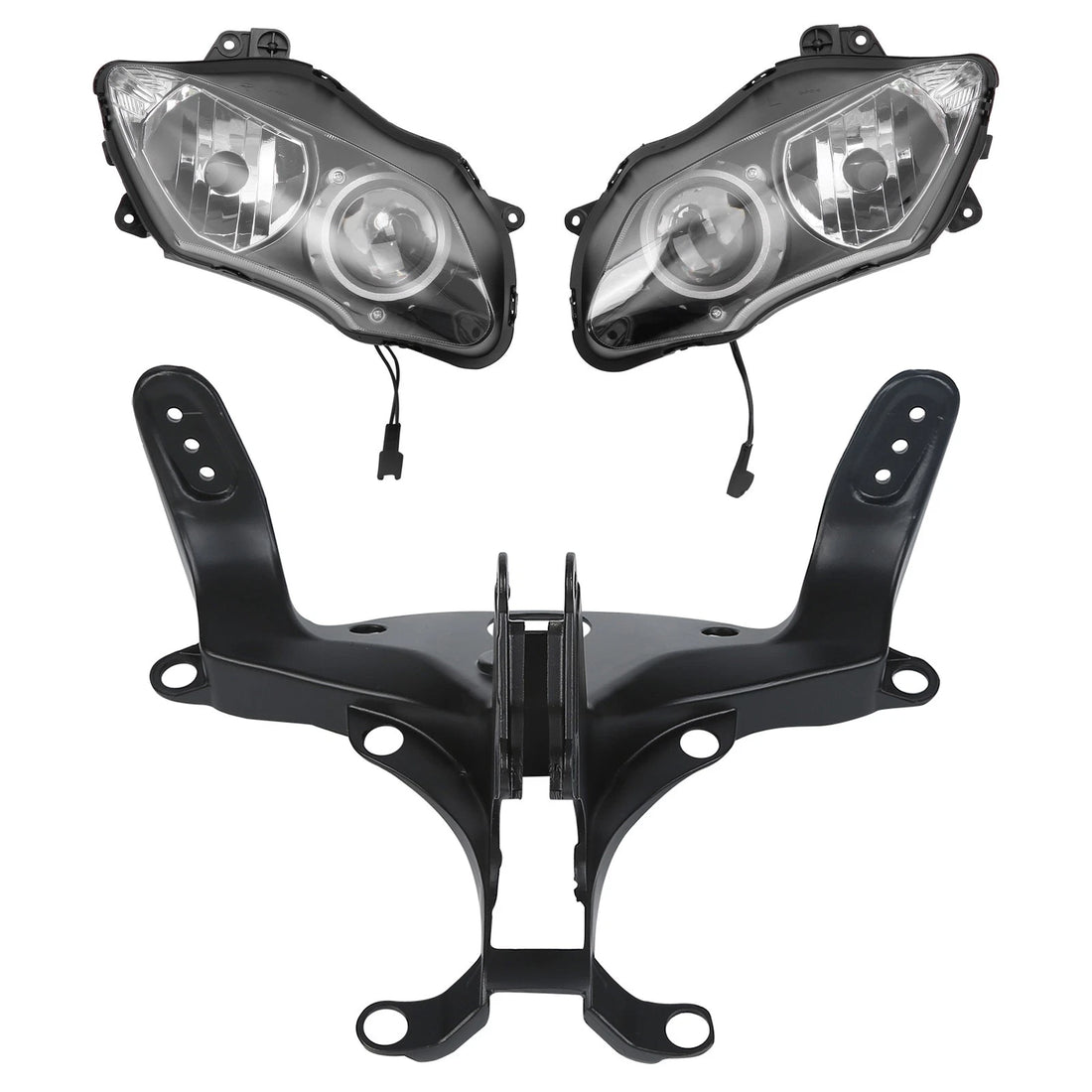 Headlight Assembly & Upper Fairing Stay Bracket Fit For Yamaha Yzf R1 2007 2008