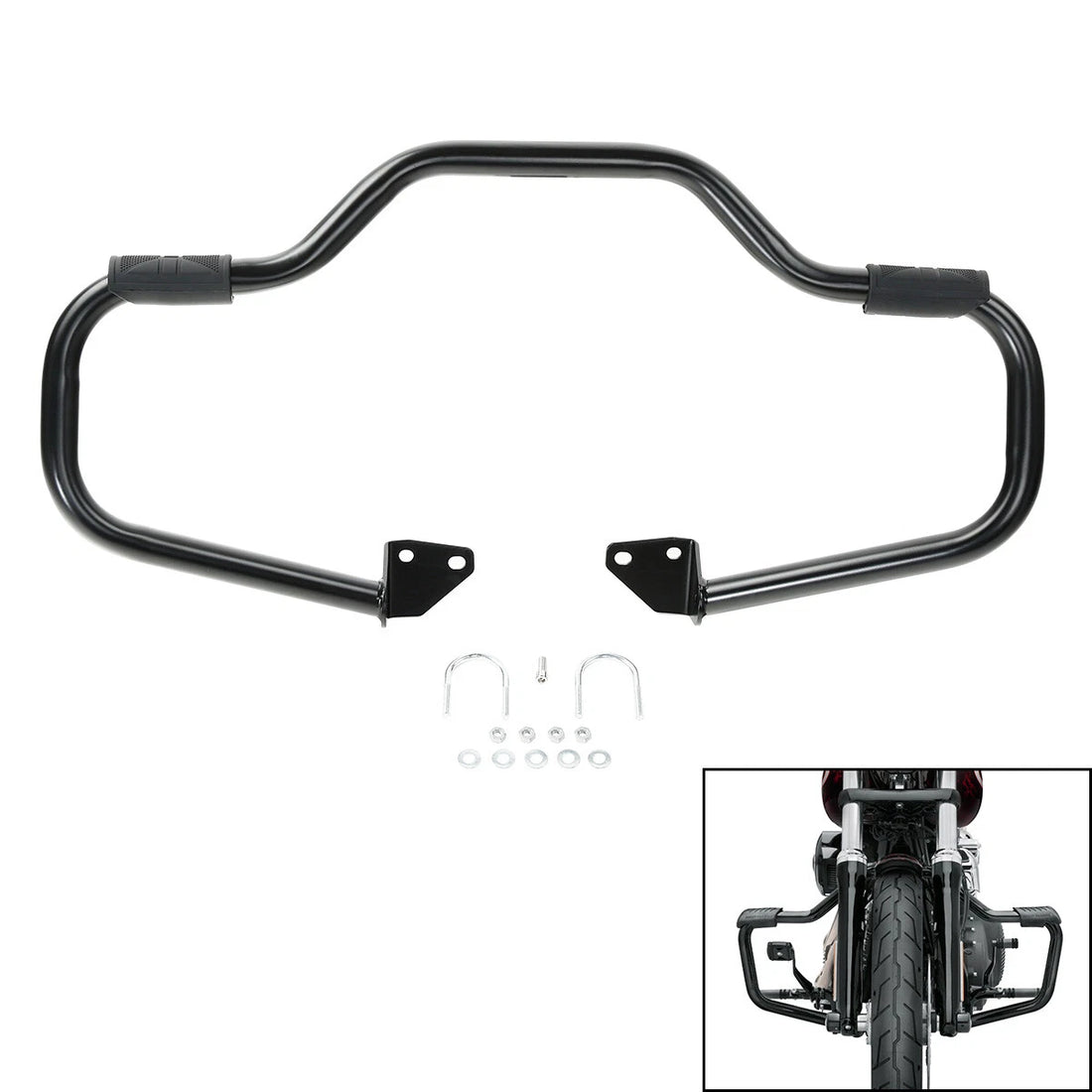 Engine Guard Highway Crash Bar Fit For Harley Street Fat Bob Super Glide 06-17