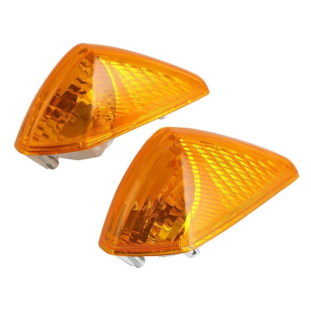 Fit for Honda Interceptor VFR800 1998 1999 2001 Orange Front Turn Signal Lens