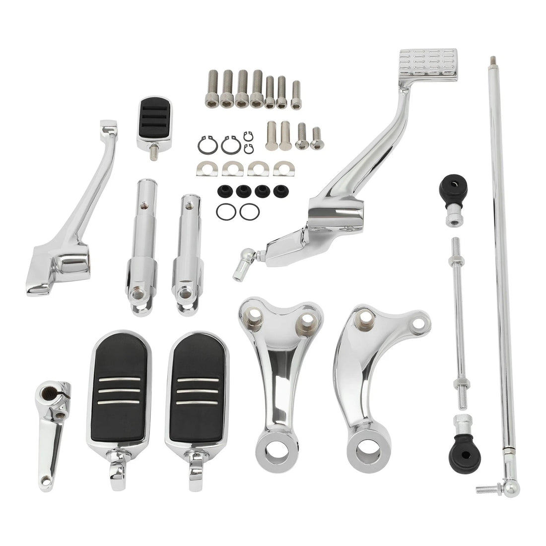 Forward Controls Foot Pegs Kit Fit For Harley Sportster Iron XL 883 1200 04-13