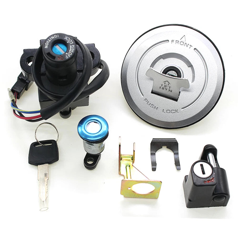 New Fuel Gas Cap Ignition Switch Seat Lock Set Fit For Honda CBR250R 2011-2013