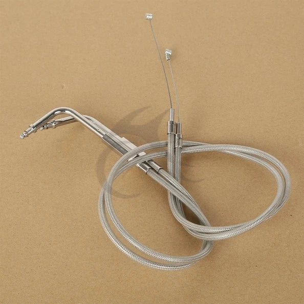 31-3/4" Weave Braided Throttle Cable Fit For Harley Sportster XL883 XL1200 96-06
