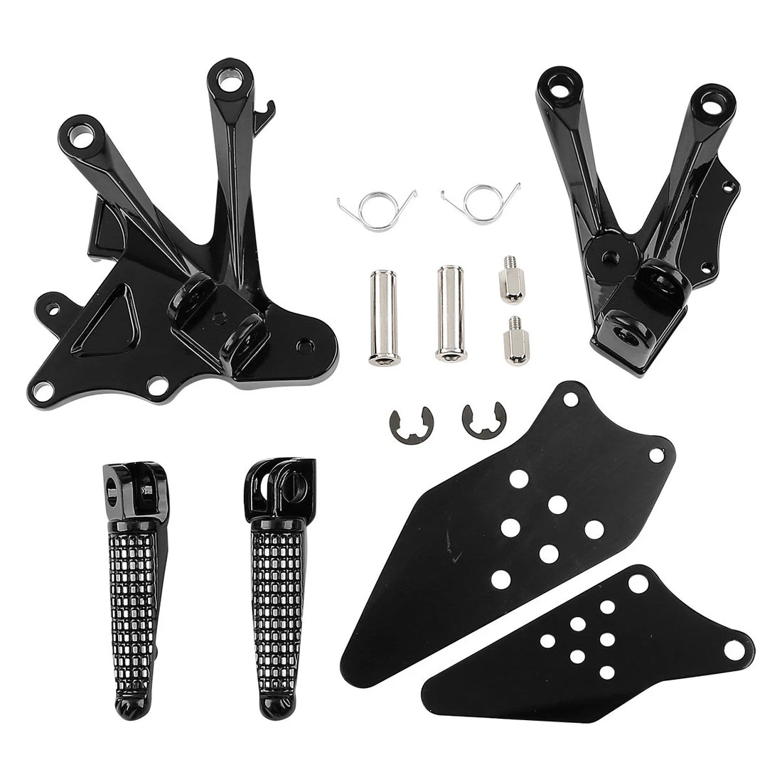 Driver Front Foot Pegs Bracket Fit For Kawasaki ZX10R ZX-10R 2006-2010 2007