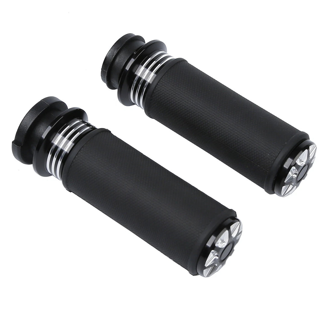 Electric Handle Bar Hand Grips 1" 25mm Fit For Harley Sportster Touring Custom