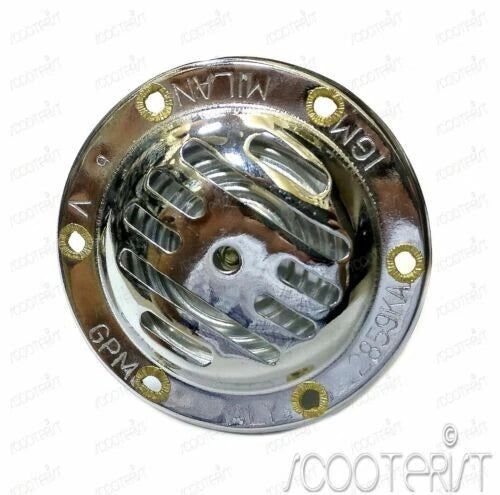 FOR Vespa Shell Horn 6V Grill Chrome Vbb Vba Super Sprint 150 125 Vna Vnb X2@vd