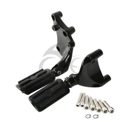 Footrests Pegs w/ Mounting Bracket Fit For Harley Davidson 883 Sportster 2014-20