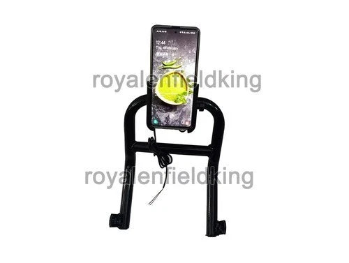 For Royal Enfield Himalayan Mobile Holderstand, Mobile Holder & charging port