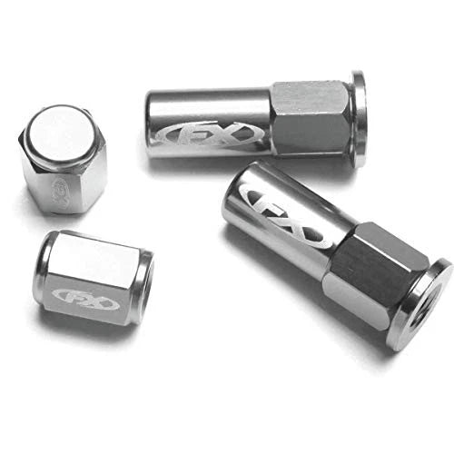 Factory Effex 17-36726 Valve Cap/Rim Lock Kit Universal Silver
