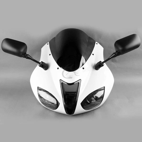 Unpainted Upper Fairing Cowl Combo Fit For Kawasaki Ninja ZX6R ZX636 2007-2008