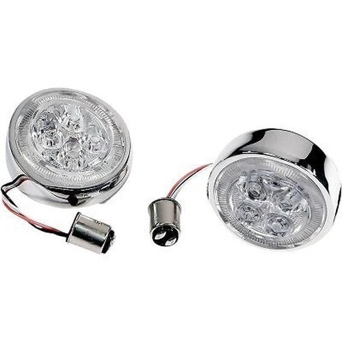 Ciro Fang Turn Signal Inserts for Harley Deuce / Bullet Style 1157