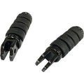 Drag Specialties 1620-1892 Black Anti-Vibe Iso Soft-Ride Driver Foot Pegs for M8
