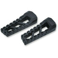 Kuryakyn 3599 Satin Black Riot Footrest Foot Pegs without Adapters