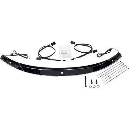 Ciro 11001 Black Horizon LED Lighted Turn Signals Fairing Trim for 14-22