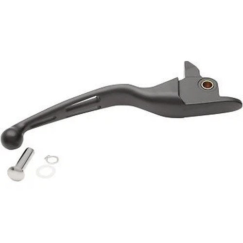 Matte Black Slotted Wide Blade Replacement Brake Lever for Harley Touring 14-16