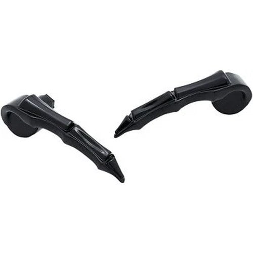 Kuryakyn 5191 Gloss Black Zombie Saddlebag Latch Handles for 14-23 Touring