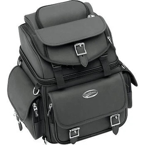 Saddlemen Back Seat Rest Sissy Bar Bag Motorcycle Touring Luggage BR1800EX