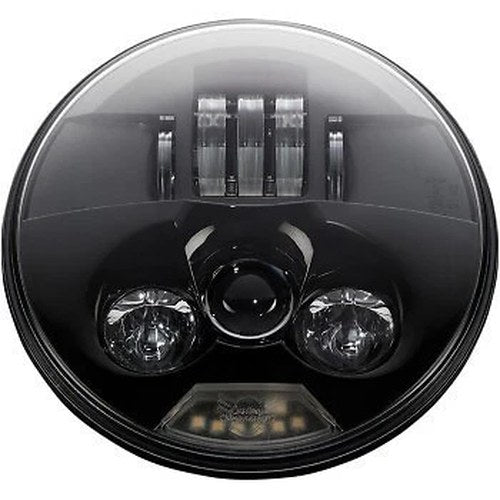Custom Dynamics PB-7-B Black 7" ProBeam LED Headlamp for Harley